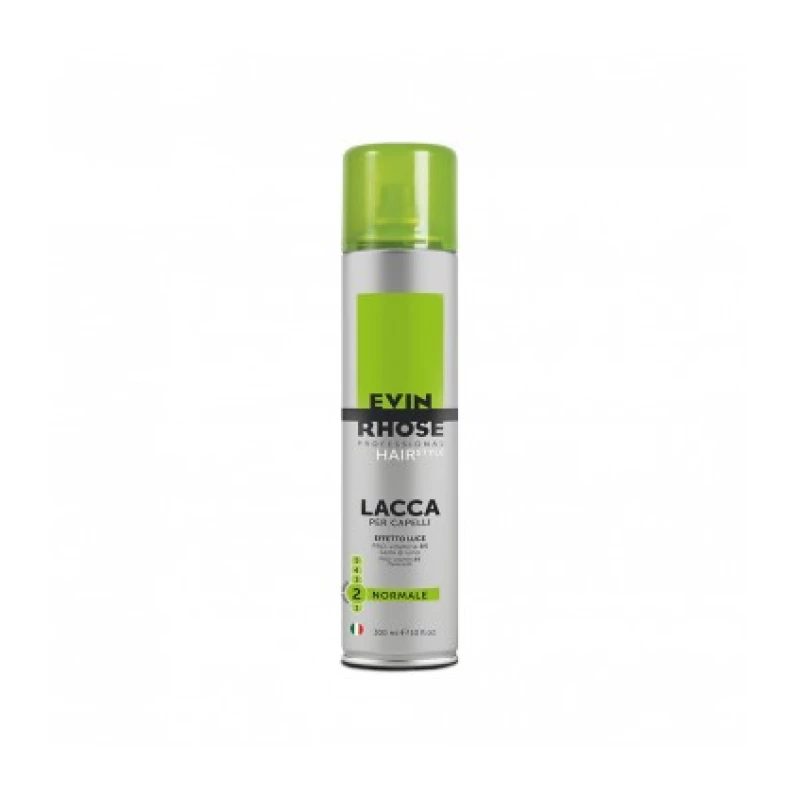 Evin Rhose Professional Hair Spray Normal Gas 300ml, Pro-Vitamin B5, Long-Lasting Hold