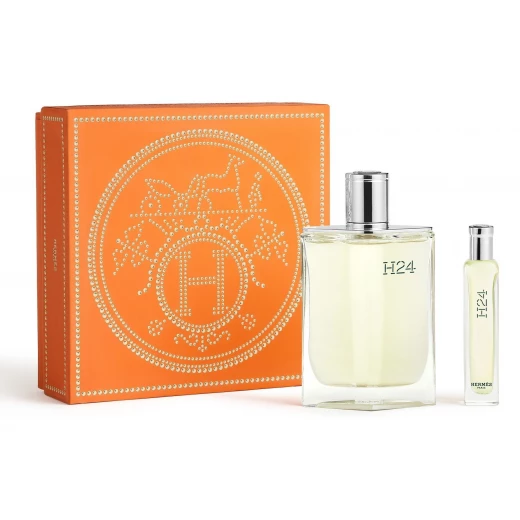 Hermès H24 Eau de Toilette Set for Men Fresh Invigorating Fragrance Gift 2 Piece Hermès H24 Eau de Toilette Set for Men Fresh Invigorating Fragrance Gift 2 Piece
