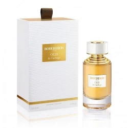 عطر بوشرون عود دي قرطاج 125 مل: عطر للجنسين يتميز بعبير العود الدافئ والتوابل الغنية، مثالي لجميع المناسبات.