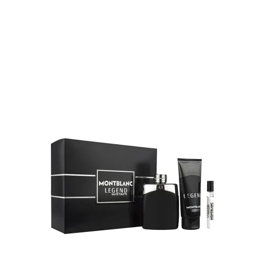 Montblanc Legend Fragrance Gift Set EDT 100ml EDT 2x7.5ml and Shower Gel 100ml Aromatic Fougere Fresh Masculine Scent Travel Ready Collection Montblanc Legend Fragrance Gift Set EDT 100ml EDT 2x7.5ml and Shower Gel 100ml Aromatic Fougere Fresh Masculine Scent Travel Ready Collection