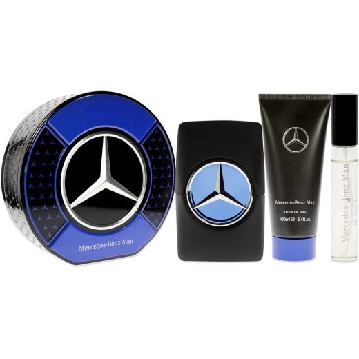 Mercedes-Benz Man Gift Set: EDP Spray & Shower Gel for Men - Aromatic Woody Fruity Mercedes-Benz Man Gift Set: EDP Spray & Shower Gel for Men - Aromatic Woody Fruity