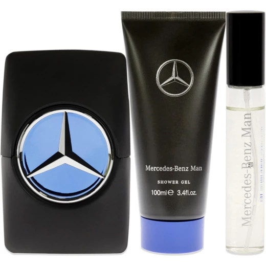 Mercedes-Benz Man Gift Set: EDP Spray & Shower Gel for Men - Aromatic Woody Fruity - Mercedes-Benz - Image 2