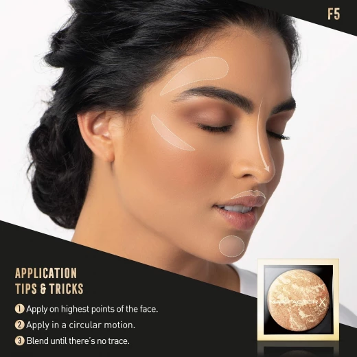 Max Factor Pro Fan Brush F5 for Precise Highlighting Bronzing and Setting Powder Application Makeup Tool - Max Factor - Image 6