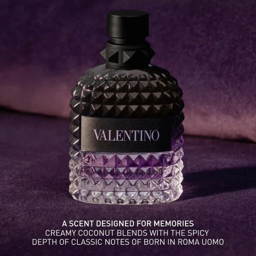 Valentino Born in Roma Uomo Purple Melancholia Eau de Toilette 3.4 fl. oz - Valentino - Image 4