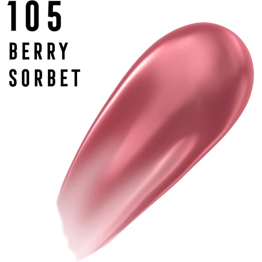 Max Factor Berry Sorbet Lip Glaze Hydrating Shine Gloss Plumping Effect Vanilla Scent Makeup - Max Factor - Image 2