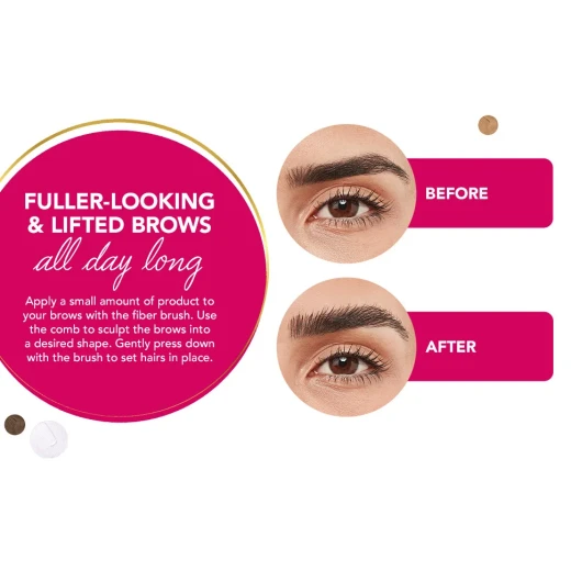 Bourjois Brow Reveal Push-Up Wax 02 Blonde Strong-Hold Styling Wax Fuller-Looking & Lifted Brows Water-Resistant Non-Stiff Formula 3-in-1 Lamination Effect 24H Hold 6ml - Bourjois - Image 4