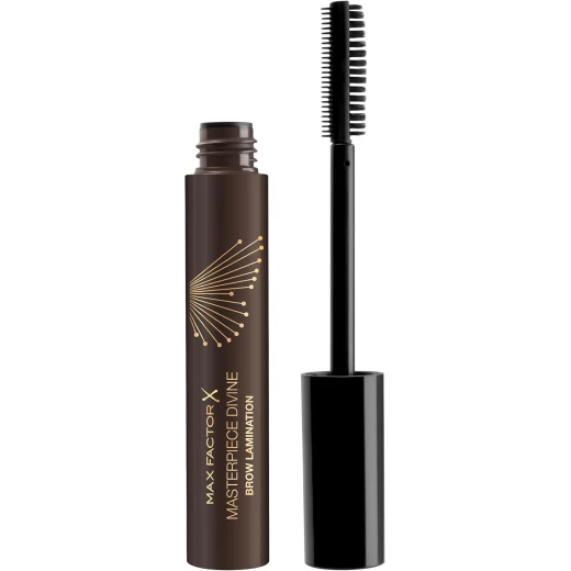 Max Factor Divine Brow Lamination Gel Dark Brown Long Lasting Brow Styling Gel for Dark Brows Max Factor Divine Brow Lamination Gel Dark Brown Long Lasting Brow Styling Gel for Dark Brows