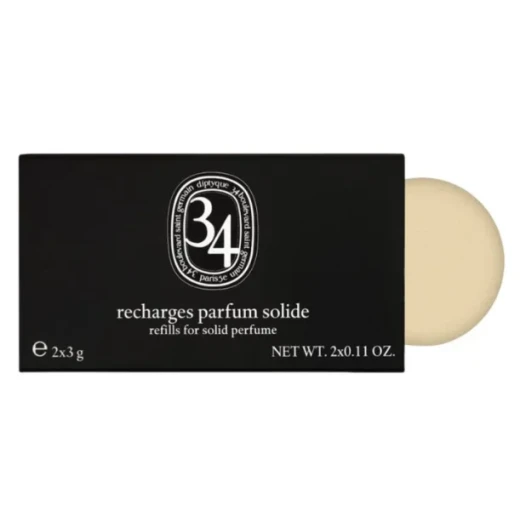 عبوة إعادة تعبئة عطر صلب ديبتيك 34 بولفار سان جيرمان، قطعتان × 3 غرام، عطر صلب فاخر بحجم صغير وسهل الحمل، برائحة أنيقة وجذابة، مثالي للاستخدام اليومي والسفر عبوة إعادة تعبئة عطر صلب ديبتيك 34 بولفار سان جيرمان، قطعتان × 3 غرام، عطر صلب فاخر بحجم صغير وسهل الحمل، برائحة أنيقة وجذابة، مثالي للاستخدام اليومي والسفر