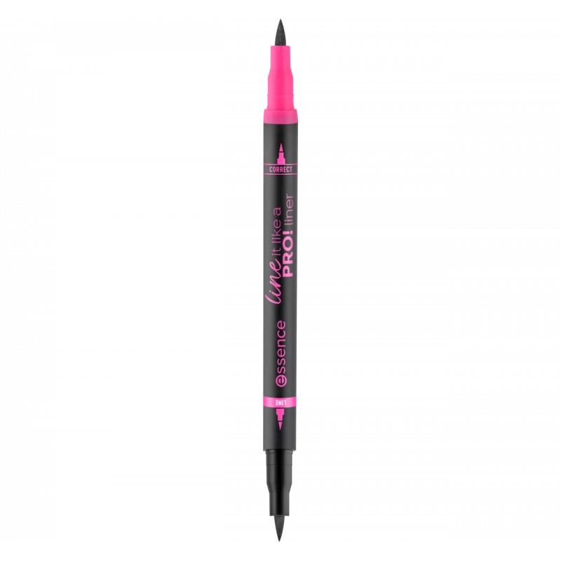 Essence Line It Like A Pro! Black Felt Tip Eyeliner Long Lasting Eye Makeup 1.2ml Professional Look - Essence