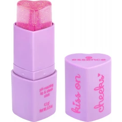 Essence Kiss on Cheeks pH Reacting Lip & Cheek Stick Natural Pink Makeup 4.5g Vegan Friendly