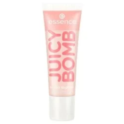 إيسنس Juicy Bomb Party جامبو ليب غلوس 01 Lovely Litchi، ملمع شفاه شفاف عالي اللمعان بتركيبة مرطبة ورائحة فاكهية حلوة، حجم كبير 30 مل