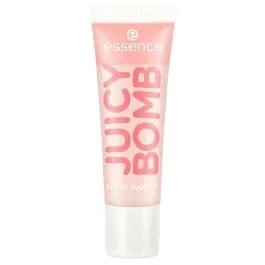إيسنس Juicy Bomb Party جامبو ليب غلوس 01 Lovely Litchi، ملمع شفاه شفاف عالي اللمعان بتركيبة مرطبة ورائحة فاكهية حلوة، حجم كبير 30 مل - ايسنس - Image 2
