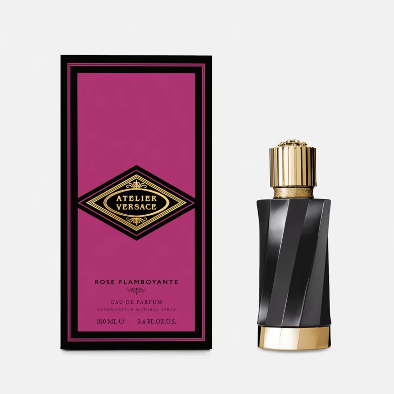 عطر أتولييه فيرزاتشي روز فلامبويانت أو دي بارفان 100 مل، عطر زهري فاخر للنساء - Atelier versace