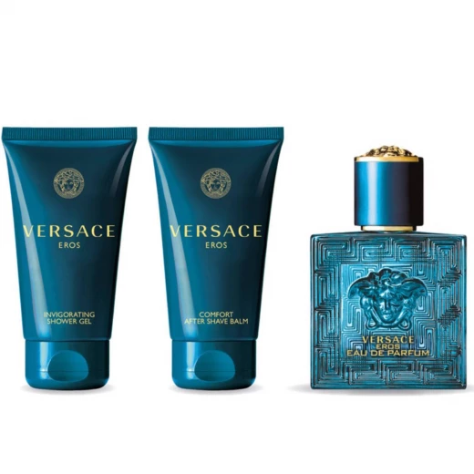 مجموعة هدايا فرزاتشي ايروس للرجال: 50 مل عطر، بلسم و جل استحمام مجموعة هدايا فرزاتشي ايروس للرجال: 50 مل عطر، بلسم و جل استحمام
