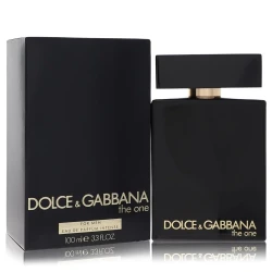 عطر دولتشي أند غابانا ذا ون إنتنس للرجال أو دي بارفيوم إنتنس فاخر برائحة الجلد والكهرمان والهيل لإطلالة جذابة ودافئة