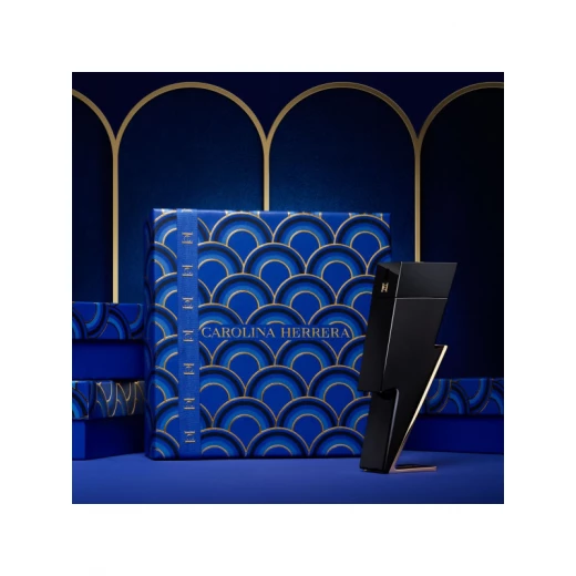 مجموعة هدايا Carolina Herrera Bad Boy Eau de Toilette للرجال عطر كامل للعناية مع بخاخ مزيل للعرق - كارولينا هيريرا - Image 2