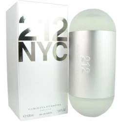 عطر كارولينا هيريرا 212 النسائي أو دو تواليت 100 مل – عطر أنثوي أنيق ومنعش بتركيبة جذابة وثبات مميز، مثالي للاستخدام اليومي والمناسبات، ويمنحك لمسة من الأناقة والجاذبية