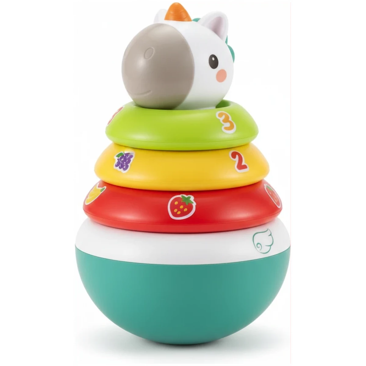 Stacking Rattles Hola Roly Poly Unicorn 3-in-1 Baby Toy, Stacking, Rattles, and Rocker ...