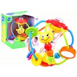 لعبة كرة ملونة تعليمية حلزونية ذات آلية تروس للأطفال الرضع، لتنمية المهارات الحركية، مناسبة للأطفال من عمر 3 أشهر فما فوق - أولا