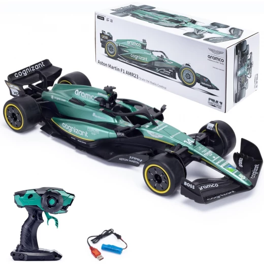 سيارة أستون مارتن F1 AMR22 RC بمقياس 1:14 تعمل بالتحكم عن بعد بتردد 2.4 جيجاهرتز - فرناندو ألونسو ولانس سترول من ار دبليو - ار دبليو - Image 2