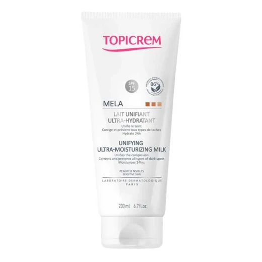 Topicrem Mela Unifying Ultra Moisturising Milk 200ml Topicrem Mela Unifying Ultra Moisturising Milk 200ml