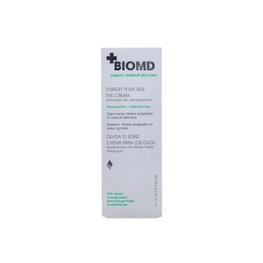 BioMd Forget Your Age Eye Cream 15ml - Advanced Anti-Aging & Rejuvenating Eye Cream for Wrinkle Reduction, Firming & Hydration - BioMd - Image 2