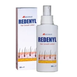 لوشن Medimar Redenyl لنمو الشعر، 80 مل، تركيبة متخصصة لدعم صحة فروة الرأس وتحفيز بصيلات الشعر، يساعد على العناية بالشعر الخفيف والمتساقط