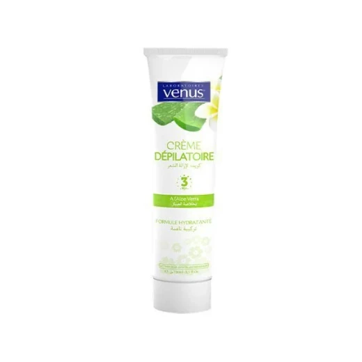 Venus Hair Removal Cream with Aloe Vera 100ml Quick & Effective Gentle Hair Removal Formula Soothes Hydrates & Smooths Legs Underarms Face - Venus - Image 2