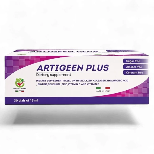 Artigeen Plus Joint & Skin Collagen Supplement 30 x 15ml Liquid Vials with Hydrolyzed Collagen Hyaluronic Acid Vitamins & Minerals - Artigeen - Image 2