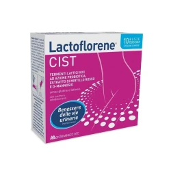 Lactoflorene Cist 10 Sachets Urinary Tract Support Formula with D-Mannose Cranberry PACs & Probiotics for Recurrent UTI Care
