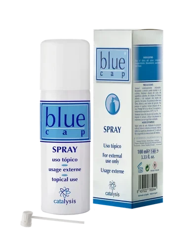 Blue Cap Spray Lotion 100ml by Catalysis, Easy-to-Use Spray Lotion for Skin and Scalp Care, Suitable for Daily Skincare Routine - Blue Cap - Image 2