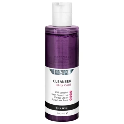 SKINLAB Oily Skin Cleanser 200ml Purifying Facial Wash for Excess Oil & Sebum Control Leaves Skin Fresh Clean & Shine Free