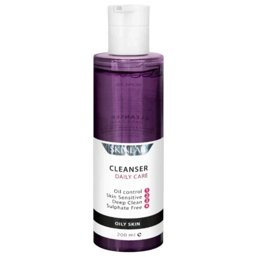 SKINLAB Oily Skin Cleanser 200ml Purifying Facial Wash for Excess Oil & Sebum Control Leaves Skin Fresh Clean & Shine Free - Skinlab - Image 2