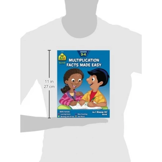 كتاب تمارين حقائق الضرب من School Zone للأطفال - تعلم سهل - سكول زون - Image 3