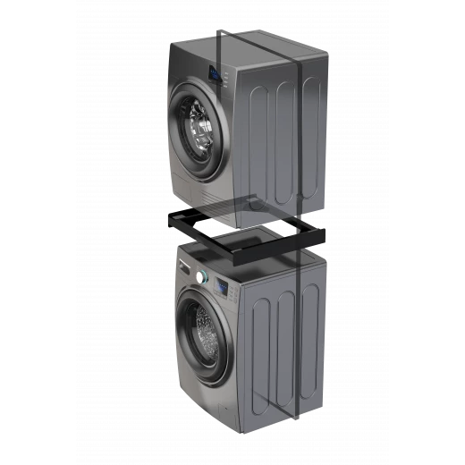 Meliconi Torre Noir Universal Washing Machine and Dryer Stacking Kit, Anti-Vibration, 250kg Capacity - Meliconi - Image 3