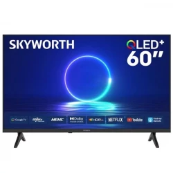 تلفزيون سكاي وورث 60 بوصة سمارت 4K QLED موديل 60Q6800H، شاشة Ultra HD بدقة عالية، تقنية Quantum Dot مع دعم HDR، ألوان واقعية وتباين قوي، نظام ذكي للتطبيقات والبث، تجربة مشاهدة سينمائية في المنزل