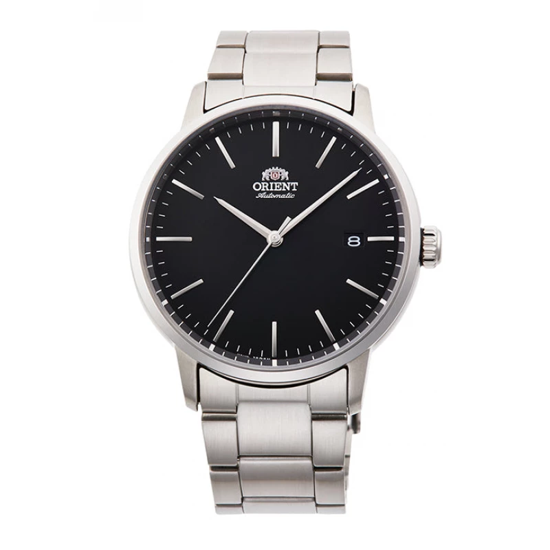 Orient RA-AC0E01B Contemporary Automatic Gents Stainless Steel Black Dial Watch - ORIENT