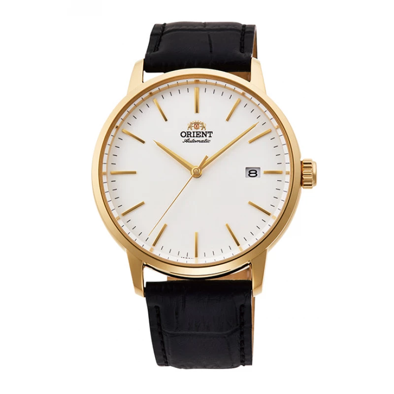 Orient RA-AC0E03S Contemporary Automatic Gents Watch Gold Case White Dial 40mm - ORIENT