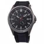 Orient Defender II Mechanical Sports Watch Black Dial Black Silicon Strap 42.4mm - ORIENT