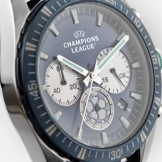 ساعة جاك ليمانز يو إف إيه شامبيونز ليج CL 102A ستانلس ستيل حزام جلدي 42 ملم - جاك ليمانز - Image 2