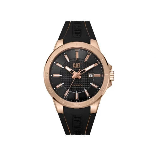 Cat Stealth Watch Rose Gold Stainless Steel 44mm Case with Silicone Strap 100M Water Resistance Citizen 2115 Movement Mineral Crystal for Men CC.191.21.119 Cat Stealth Watch Rose Gold Stainless Steel 44mm Case with Silicone Strap 100M Water Resistance Citizen 2115 Movement Mineral Crystal for Men CC.191.21.119