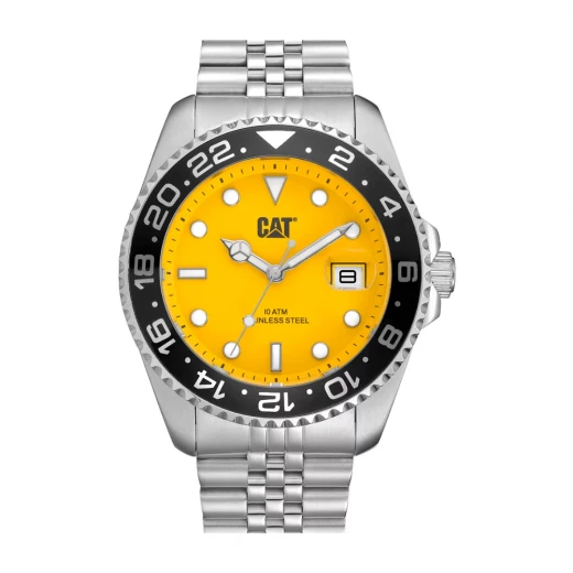 Cat R Type 1.2 Yellow Watch Stainless Steel 43mm Case 100M Water Resistant Cat R Type 1.2 Yellow Watch Stainless Steel 43mm Case 100M Water Resistant