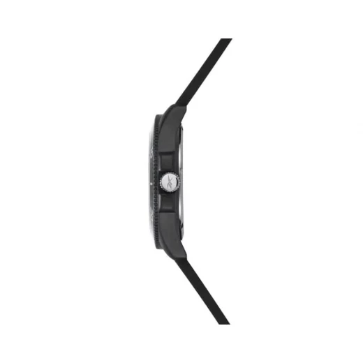Reebok Courtside Black Watch 44mm Alloy Case with Sunray Dial, Silicone Strap, 5 ATM Water Resistance and Epson AX32 Movement, Featuring 3-Hand Functionality for Everyday Wear - Reebok - Image 3