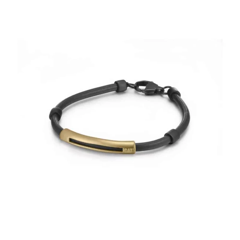 Cat J007B70118 Bracelet Stainless Steel Silver Women's Jewelry Elegant Design 18cm Length Durable Construction Suitable for Everyday Wear Gift Idea for Her - CAT