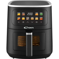 كونتي قلاية هوائية 8 لتر AF 8008W BK