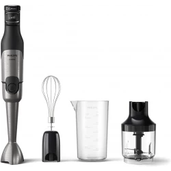 Philips 5000 Series Hand Blender 1200W Black with Beaker, Whisk, Chopper