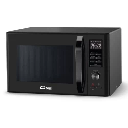 CONTI 32L Microwave Oven Stainless Steel Digital Control with Multiple Cooking Programs and Defrost Function for Kitchen Use 1200W Power