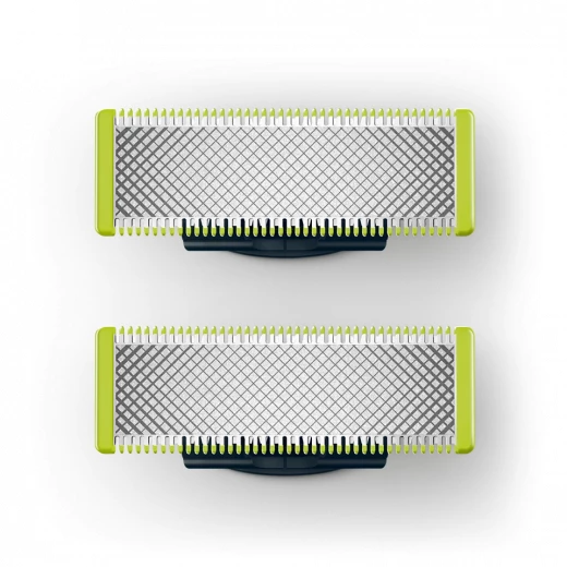 شفرة بديلة لـ Philips OneBlade QP220/50، تشذيب، تحديد، حلاقة، ستانلس ستيل، عبوة 2 شفرة بديلة لـ Philips OneBlade QP220/50، تشذيب، تحديد، حلاقة، ستانلس ستيل، عبوة 2