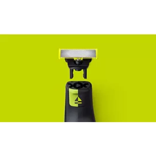 شفرة بديلة لـ Philips OneBlade QP220/50، تشذيب، تحديد، حلاقة، ستانلس ستيل، عبوة 2 - فيليبس - Image 4