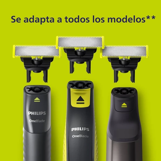 Philips OneBlade QP220/51 Replacement Blades, Hybrid Trimmer and Shaver, 2 Count - Philips - Image 3